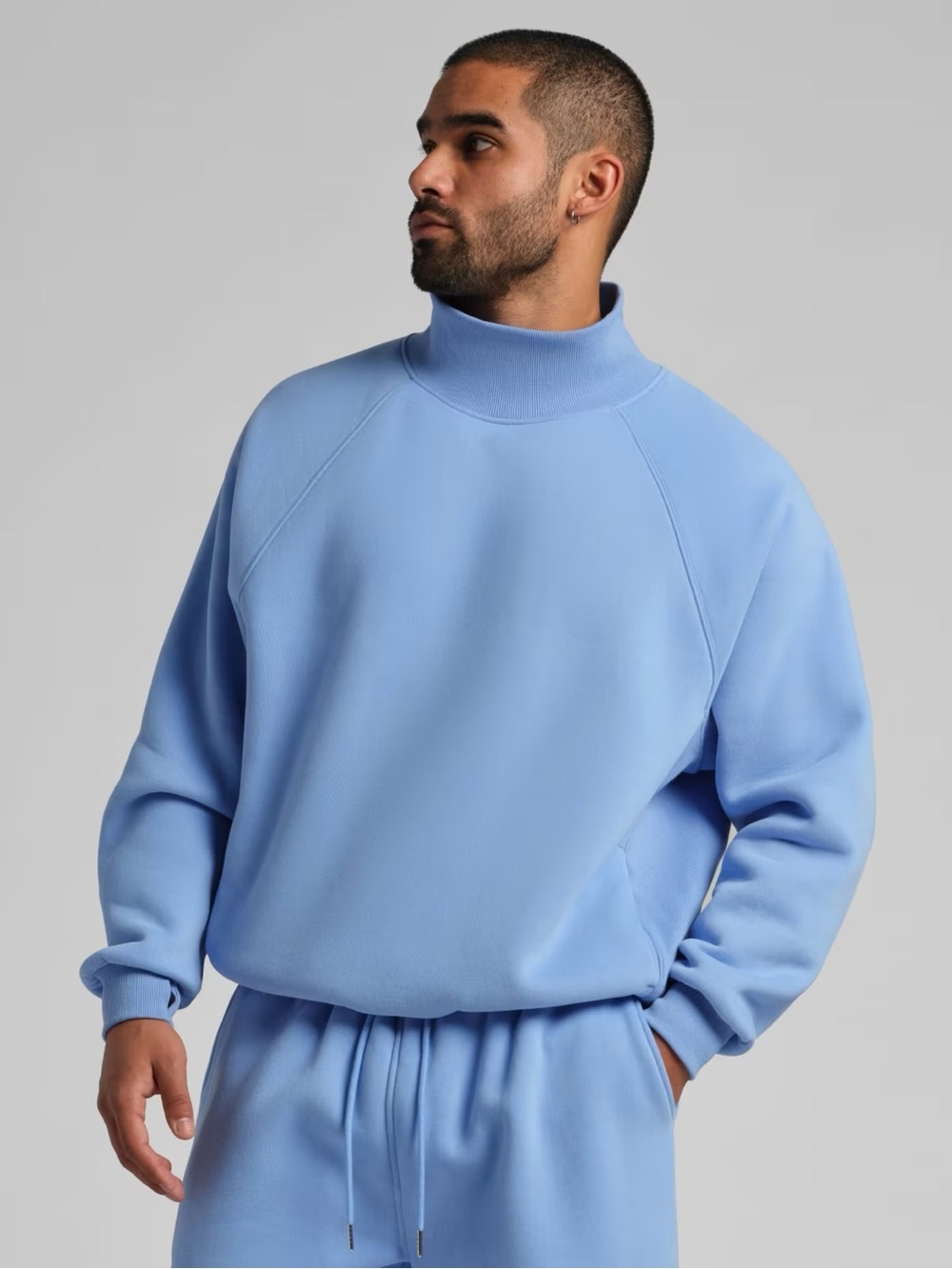 Mock Neck Sweatset - Picture 2 of 4